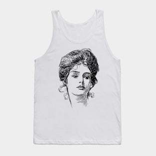 Gibson Girl Portrait Tank Top